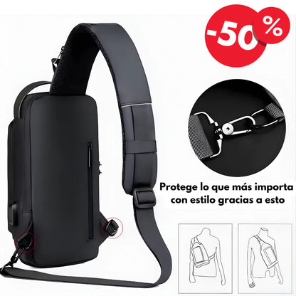 UrbanVault™ – Bolso Cruzado Antirrobo
