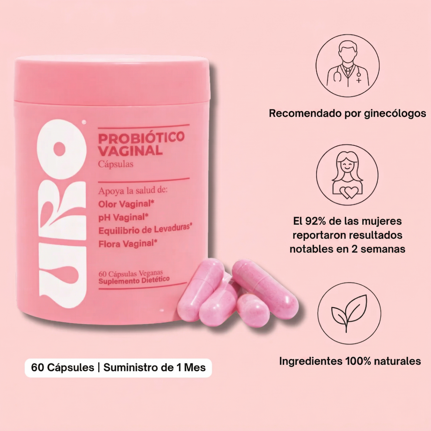 URO Cápsulas – para una sensación íntima fresca y segura